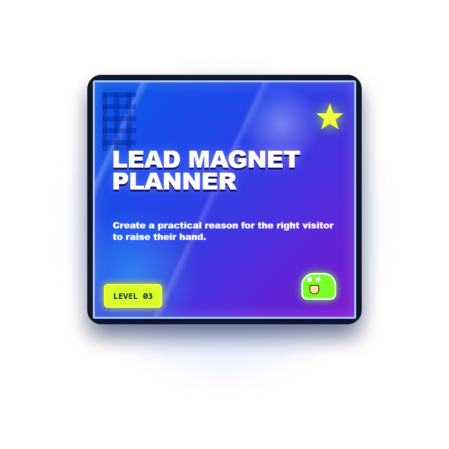 Lead Magnet Planner tablet mockup