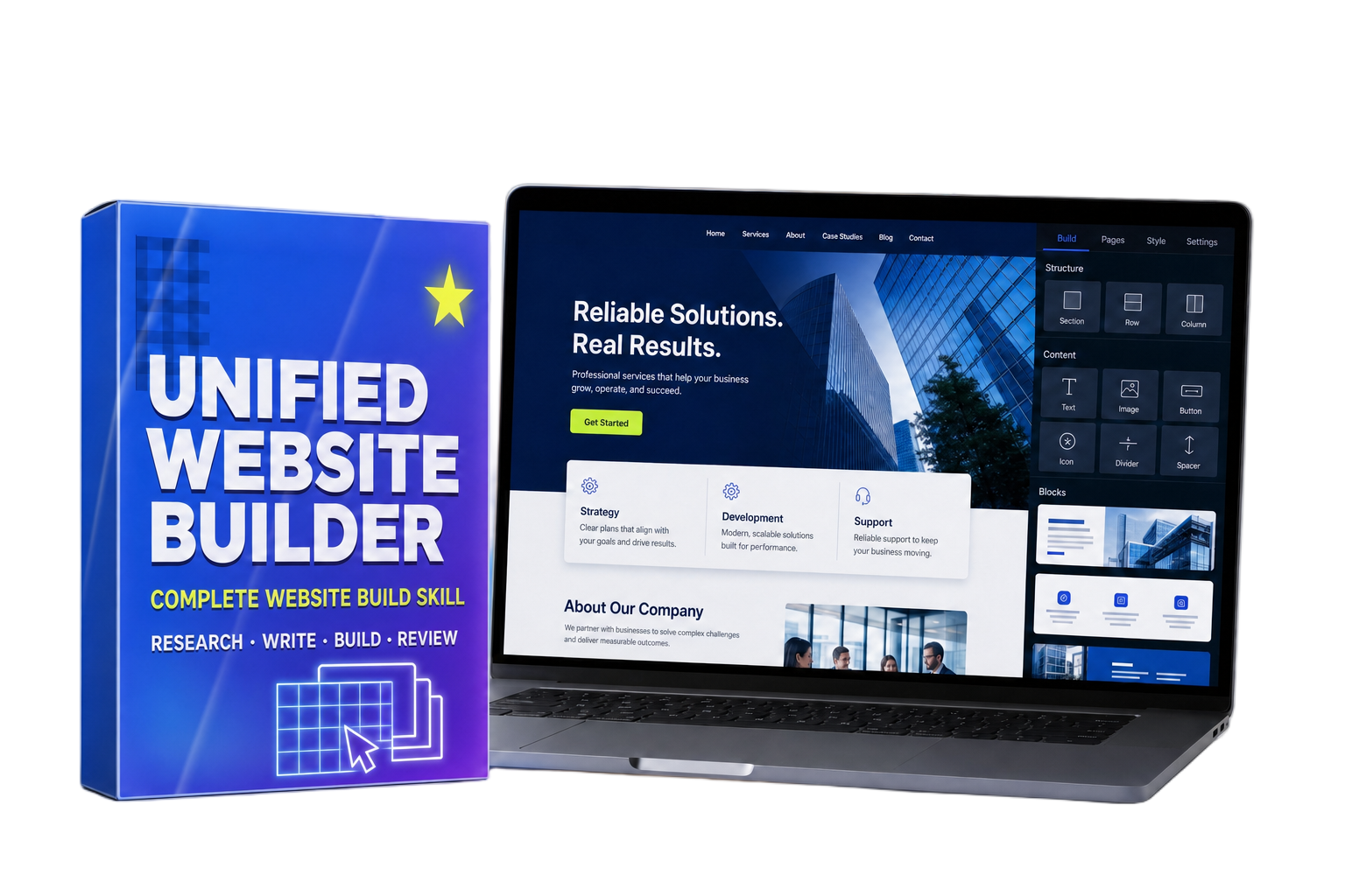 Unified Website Builder Skill complete website-building product