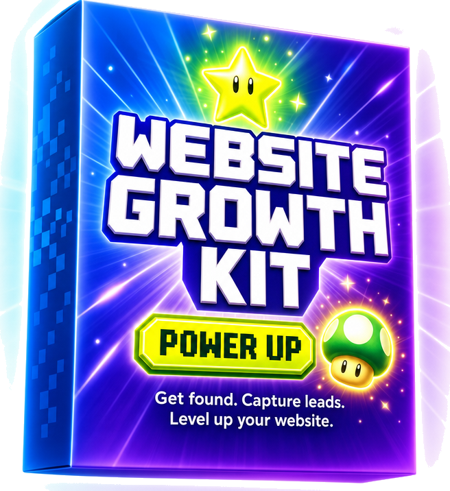 Website Growth Kit Power Up product box